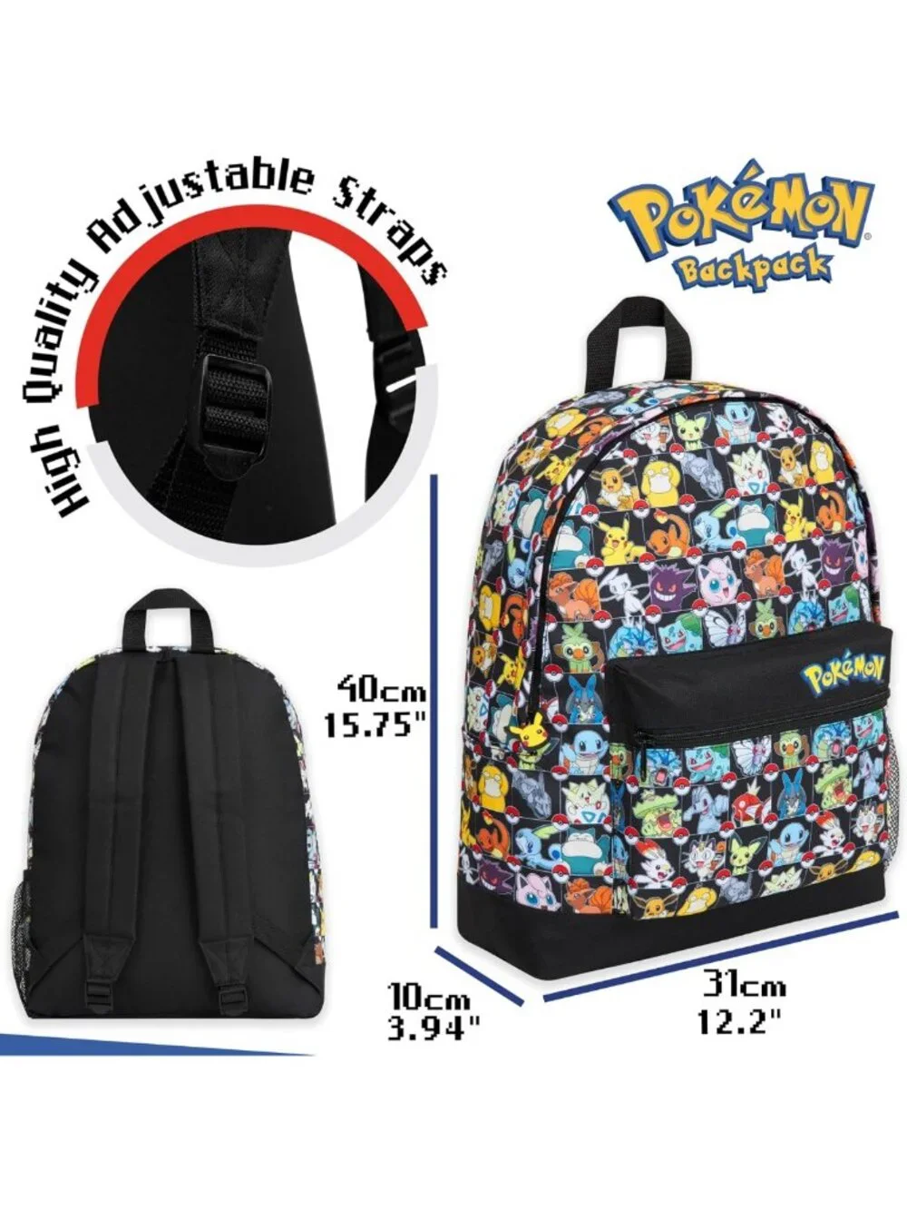 Colorful Anime Backpack for Kids & Teens, Perfect for School, Sports & Travel